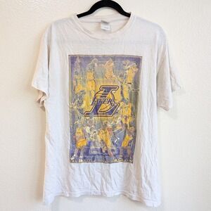 Gildan 2008/09 LA Lakers Mickey Mouse Western Conference Finals Short Sleeve Tee